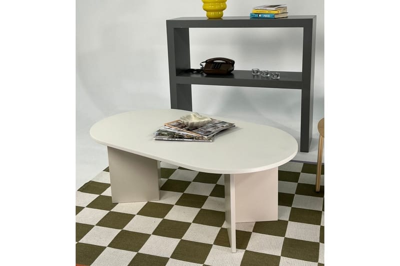 Glenure Sofabord 110 cm - Beige - Møbler - Bord - Sofabord