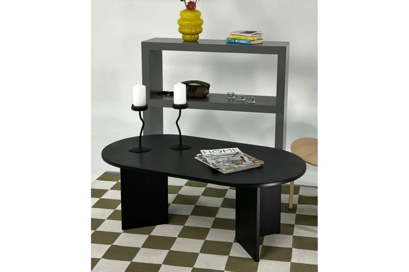 Glenure Sofabord 110 cm - Svart - Møbler - Bord - Sofabord