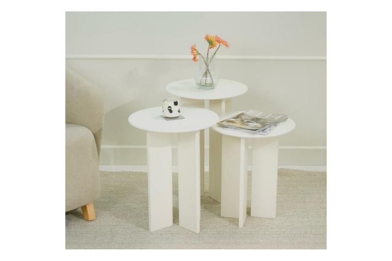 Glenure Sofabord 40 cm - Beige - Møbler - Bord - Sofabord