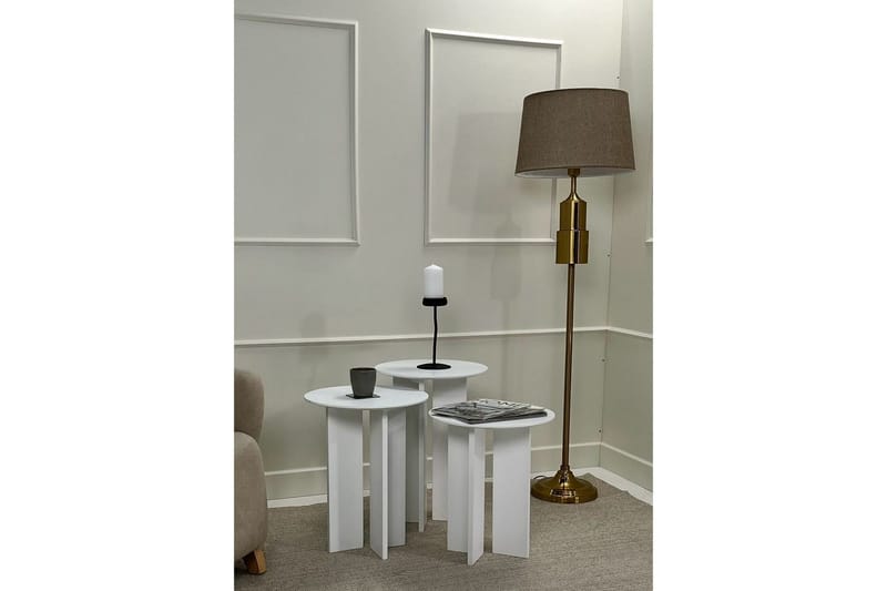 Glenure Sofabord 40 cm - Hvit - Møbler - Bord - Sofabord