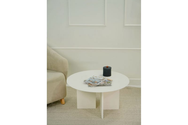 Glenure Sofabord 80 cm - Cremehvit - Møbler - Bord - Sofabord