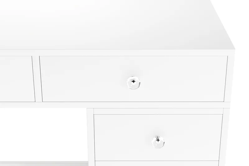 Glow Stort sminkebord – Oppbevaring med skuffer 120 cm - Hvit - Møbler - Bord - Sminkebord & toalettbord