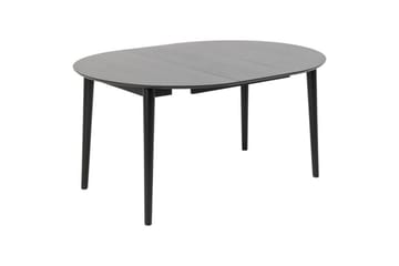 Grasonville Forlengbar Spisegruppe 115-154 cm + 4 stk. Spisestoler - Svart - Møbler - Bord - Spisegrupper
