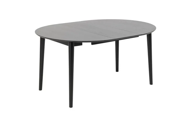 Grasonville Forlengbar Spisegruppe 115-154 cm + 4 stk. Spisestoler - Svart - Møbler - Bord - Spisegrupper