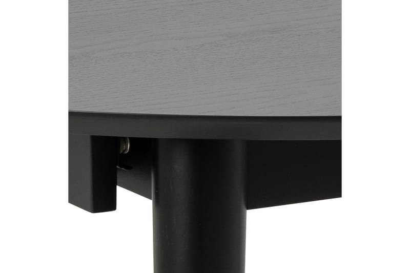Grasonville Spisebord 115 cm Rund - Sort - Spisebord & kjøkkenbord