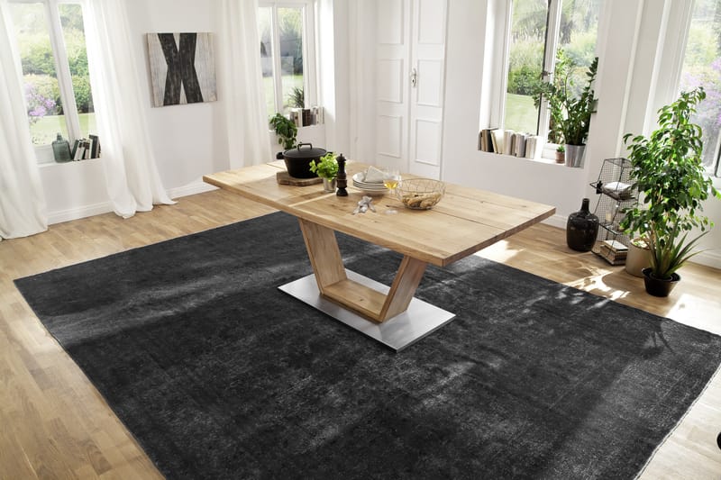 Grema Spisebord 200 cm - Tre/Natur - Spisebord & kjøkkenbord