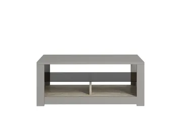 Griselda Sofabord 90 cm - Grå/Travertin - Møbler - Bord - Sofabord