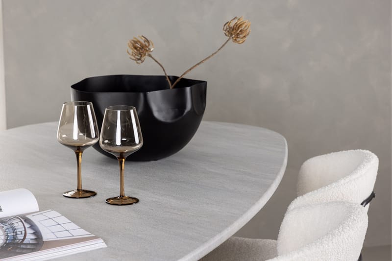 Grönvik Matgruppe 180 cm Oval med 4 Chico Stoler - Mocca - Møbler - Bord - Spisegrupper