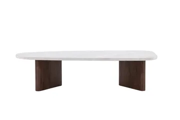 Grönvik Sofabord 130x65 cm - Lys grå - Møbler - Bord - Sofabord