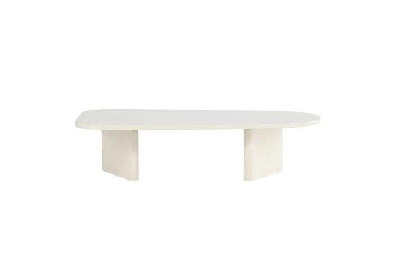 Grönvik Sofabord 135x65 cm i Malt Tre - Kremhvit - Møbler - Bord - Sofabord