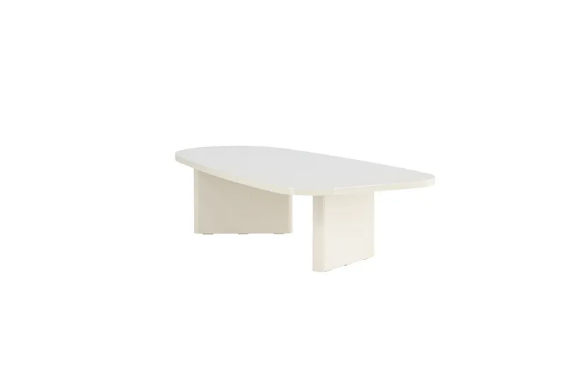 Grönvik Sofabord 135x65 cm i Malt Tre - Kremhvit - Møbler - Bord - Sofabord