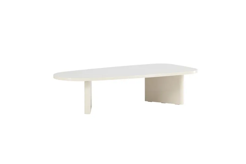Grönvik Sofabord 135x65 cm i Malt Tre - Kremhvit - Møbler - Bord - Sofabord