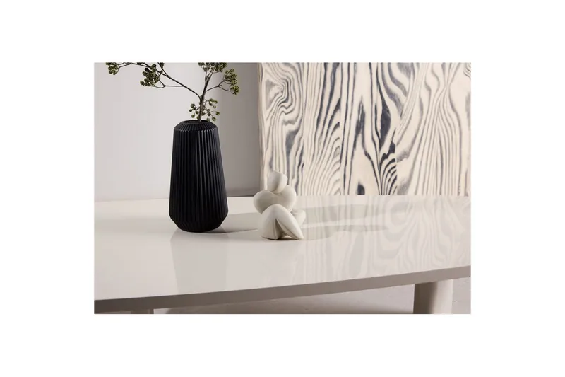 Grönvik Sofabord 135x65 cm i Malt Tre - Kremhvit - Møbler - Bord - Sofabord