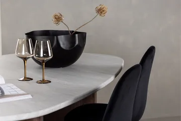 Grönvik Spisegruppe 180 cm Oval med 4 Polar-stoler - Mokka - Møbler - Bord - Spisegrupper