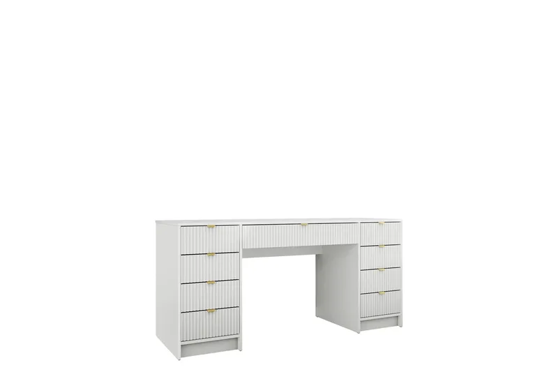 Gudelia Sminkebord 154 cm, Hvit