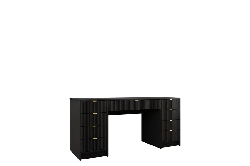 Gudelia Sminkebord 154 cm, Svart