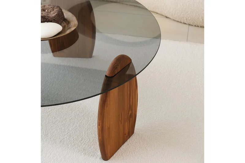 Guinn Sofabord 90 cm - Brun - Møbler - Bord - Sofabord