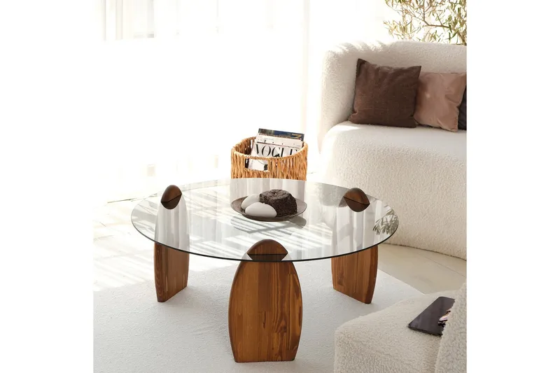 Guinn Sofabord 90 cm - Brun - Møbler - Bord - Sofabord