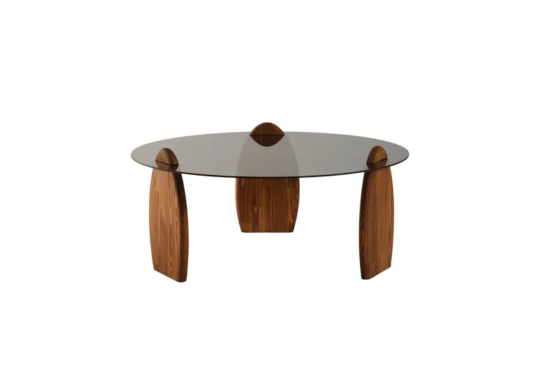 Guinn Sofabord 90 cm, Brun