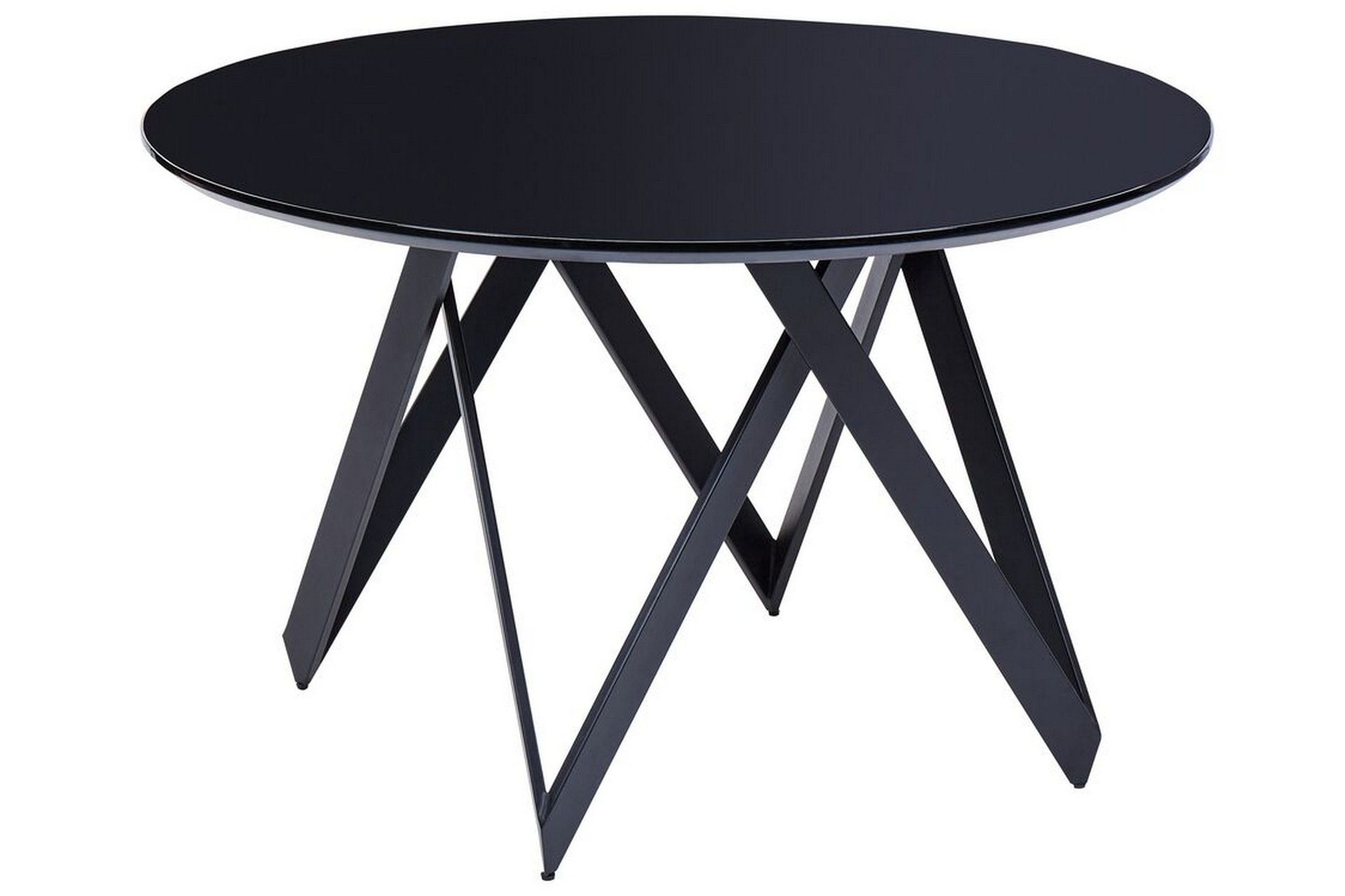 Gunden Spisebord 120 cm Rund - Svart