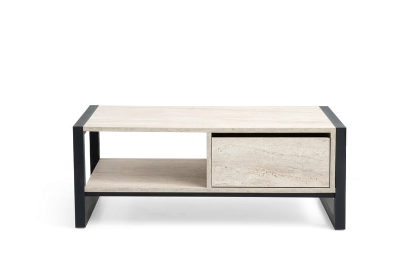 Haldizen Sofabord 105 cm - Svart/Marmor - Møbler - Bord - Sofabord