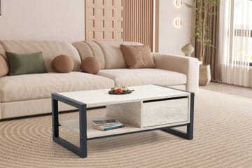 Haldizen Sofabord 105 cm - Svart/Marmor - Møbler - Bord - Sofabord