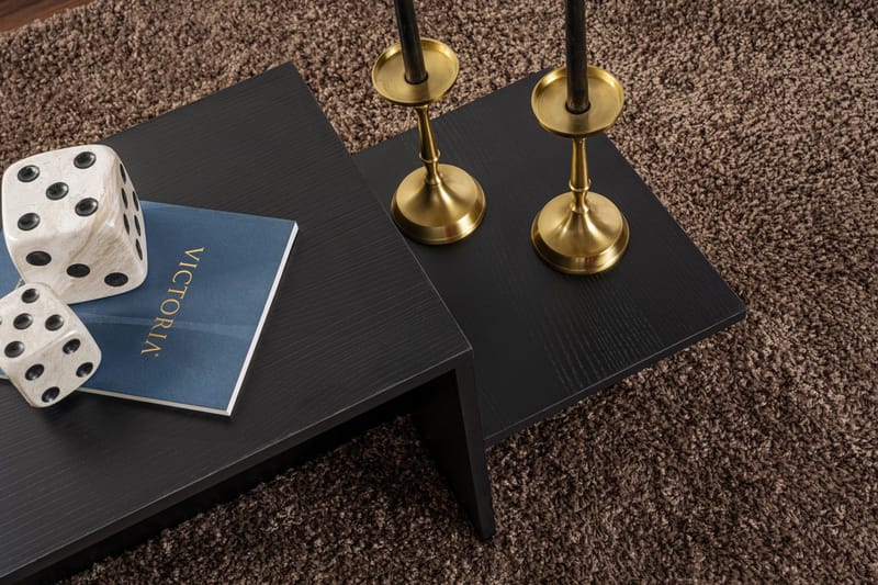 Harmony NO_BRAND Fabrony salongbord 80x40 cm Svart - Møbler - Bord - Sofabord