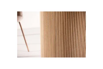 Härön Rundt Spisebord 120 cm med Glasplate og Eikeutseende - Lysegrå - Møbler - Bord - Spisebord & kjøkkenbord