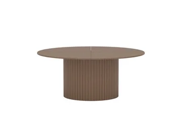 Härön Rundt Spisebord 180 cm i Tre med Mørkt Treutseende - Brun - Møbler - Bord - Spisebord & kjøkkenbord