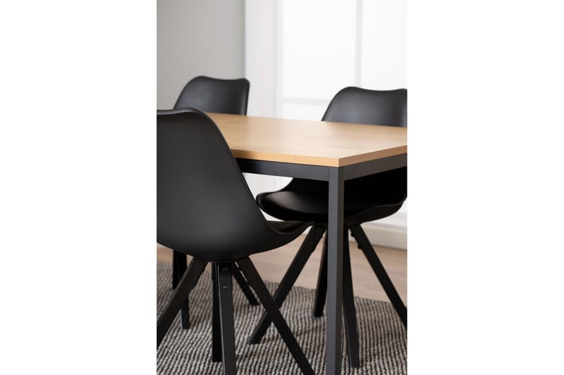 Hartsoe Spisebord 80 cm Rektangulært - Natur - Møbler - Bord - Spisebord & kjøkkenbord