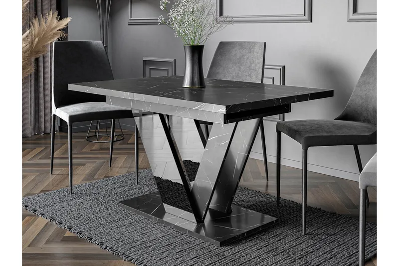 Harumi Spisebord Rektangulært - Svart - Møbler - Bord - Spisebord & kjøkkenbord