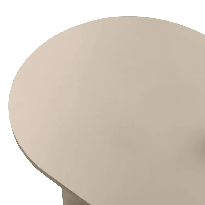 Hasina sofabord 119 cm ovalt - Mink - Møbler - Bord - Sofabord