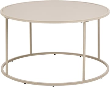 Hasslevik salongbord 80 cm rundt - Varmgrå - Møbler - Bord - Sofabord