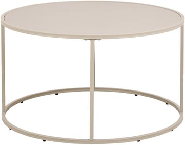 Hasslevik salongbord 80 cm rundt - Varmgrå - Møbler - Bord - Sofabord