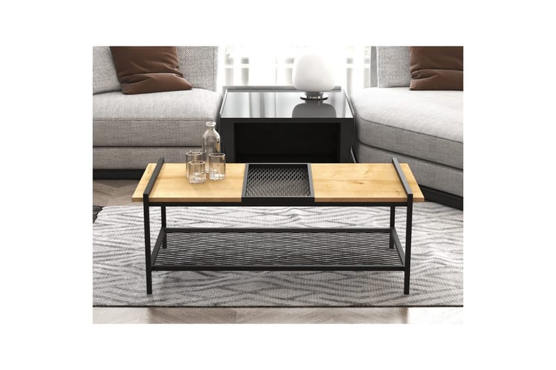 Healer Sofabord 120 cm - Svart/Mørkfarget tre - Møbler - Bord - Sofabord