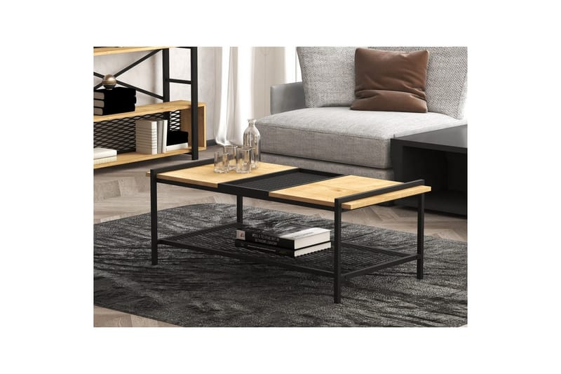 Healer Sofabord 120 cm - Svart/Mørkfarget tre - Møbler - Bord - Sofabord