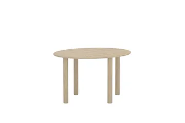 Hilo Ovalt Spisebord 130 cm i Tre med Eikeutseende - Beige - Møbler - Bord - Spisebord & kjøkkenbord