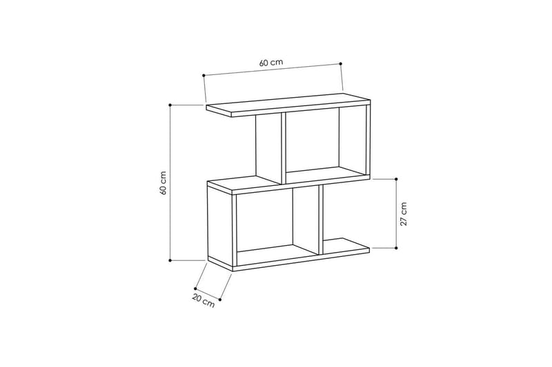 Homemania Sofabord 60 cm - Brun - Møbler - Bord - Sofabord
