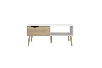 Hostafranc Sofabord 98,7 cm - Natur/Hvit - Møbler - Bord - Sofabord