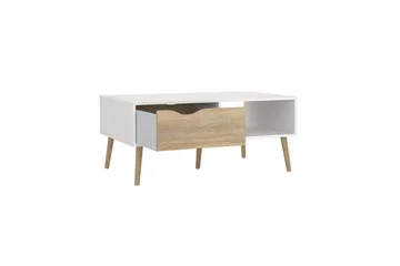 Hostafranc Sofabord 98,7 cm - Natur/Hvit - Møbler - Bord - Sofabord
