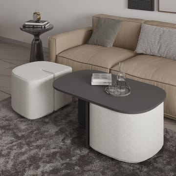 Hu Sofabordsett 90x42,9x45 cm - Antrasitt - Møbler - Bord - Sofabord