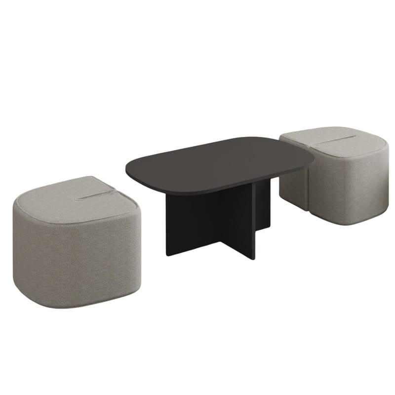 Hu Sofabordsett 90x42,9x45 cm - Antrasitt - Møbler - Bord - Sofabord