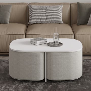 Hu Sofabordsett 90x42,9x45 cm - Hvit - Møbler - Bord - Sofabord