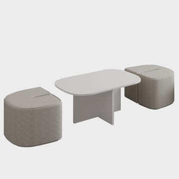 Hu Sofabordsett 90x42,9x45 cm - Hvit - Møbler - Bord - Sofabord