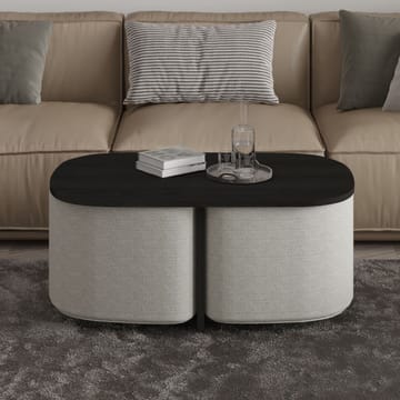 Hu Sofabordsett 90x42,9x45 cm - Svart - Møbler - Bord - Sofabord