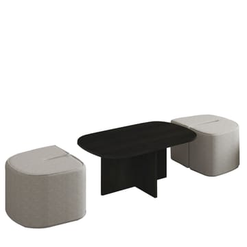 Hu Sofabordsett 90x42,9x45 cm - Svart - Møbler - Bord - Sofabord