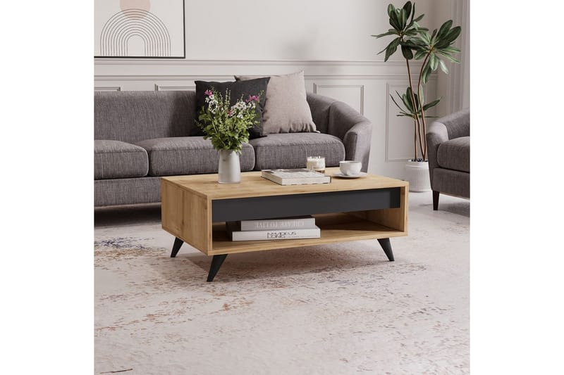 Hume Stuebord 90 cm - Eik - Møbler - Bord - Sofabord