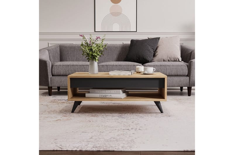 Hume Stuebord 90 cm - Eik - Møbler - Bord - Sofabord