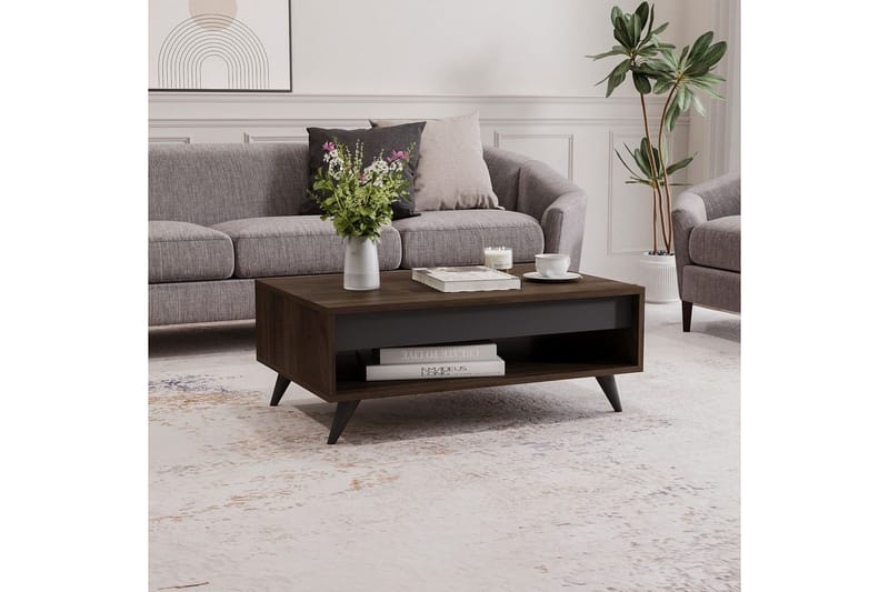 Hume Stuebord 90 cm - Valnøtt - Møbler - Bord - Sofabord