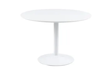 Ibiza Spisegruppe Rund 110 Cm + 4 Spisestuestoler - Hvit - Møbler - Bord - Spisegrupper